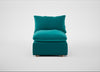 Astrid Single Unit Smart Velvet Petrol / Natural Beech