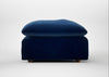 Astrid Ottoman Smart Velvet Dusk / Natural Beech