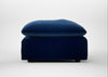 Astrid Ottoman Smart Velvet Dusk / Walnut Stained Beech