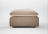 Astrid Ottoman Smart Velvet Pebble / Natural Beech