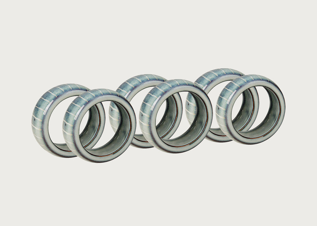 Nordic Sea Napkin Ring Set of 6