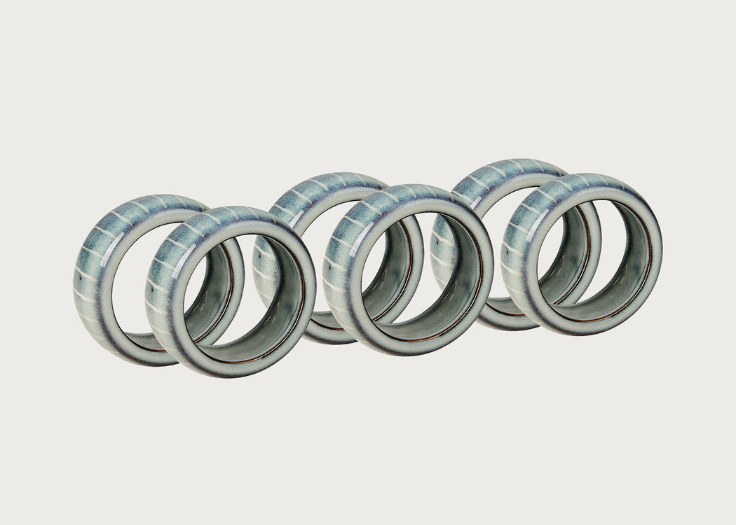 Nordic Sea Napkin Ring Set of 6