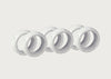 Nordic Sand Napkin Ring Set of 6