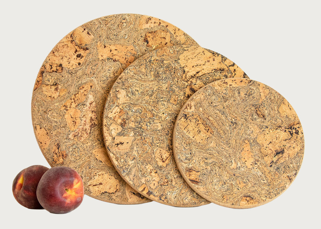 Natural Cork Round Trivet Large