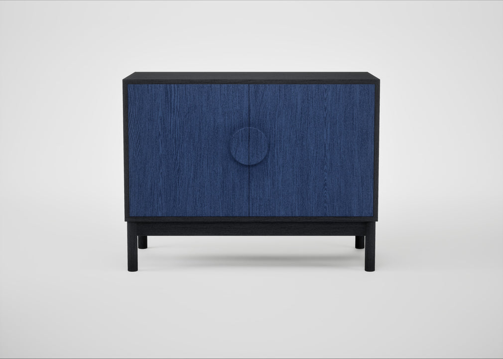 Tinta Small Sideboard Blue Stain / Black Stain
