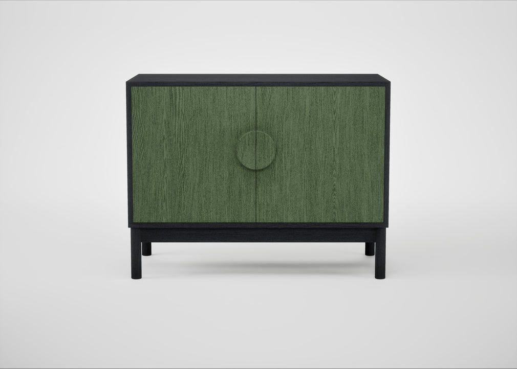 Tinta Small Sideboard Green Stain / Black Stain