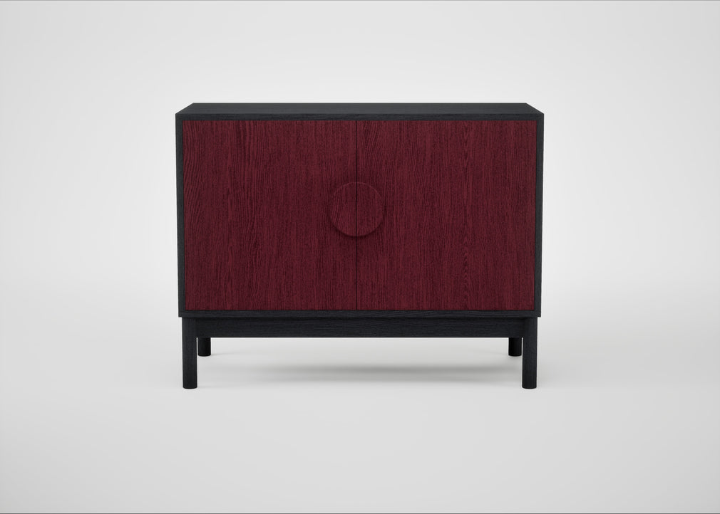 Tinta Small Sideboard Red Stain / Black Stain