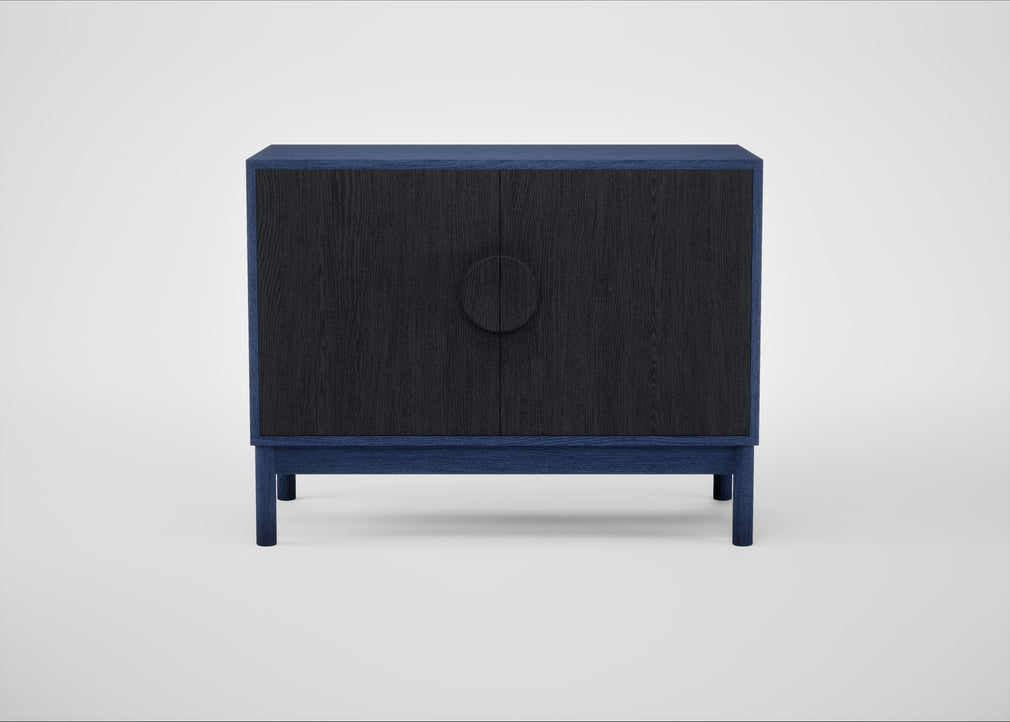 Tinta Small Sideboard Black Stain / Blue Stain