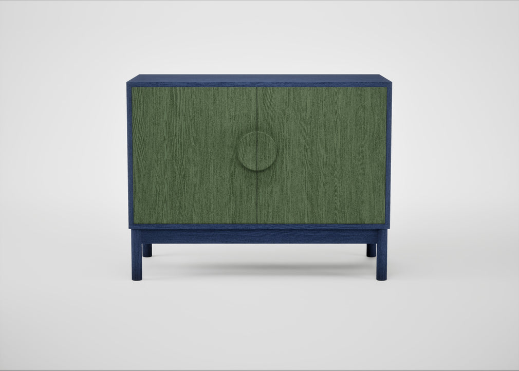 Tinta Small Sideboard Green Stain / Blue Stain