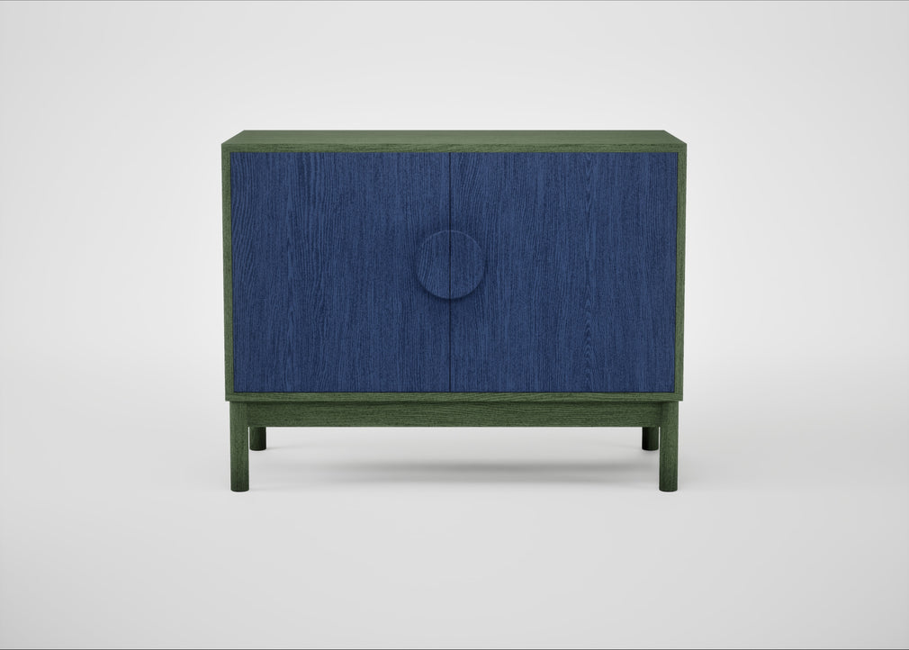 Tinta Small Sideboard Blue Stain / Green Stain