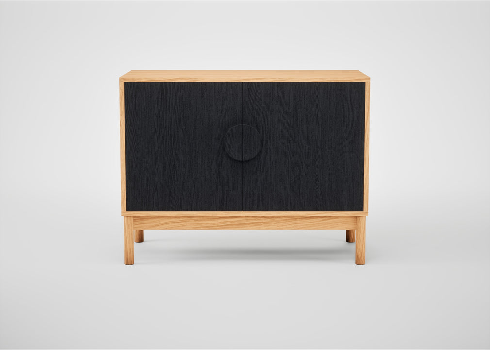 Tinta Small Sideboard Black Stain / Natural Oak