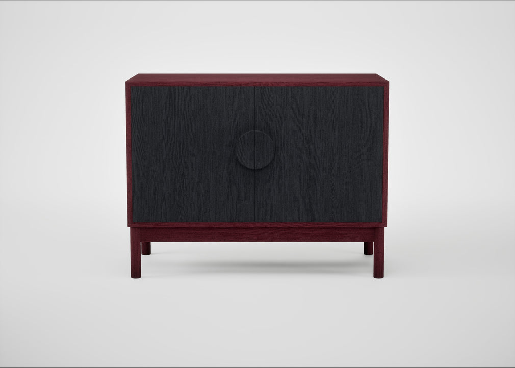 Tinta Small Sideboard Black Stain / Red Stain