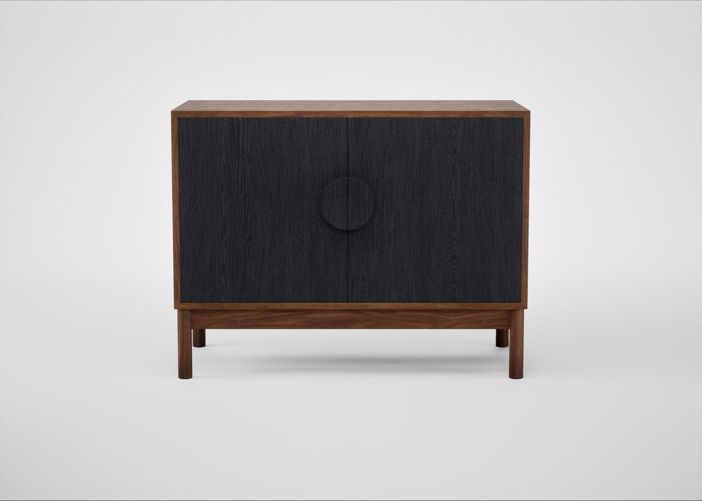 Tinta Small Sideboard Black Stain / Walnut