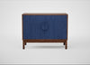 Tinta Small Sideboard Blue Stain / Walnut