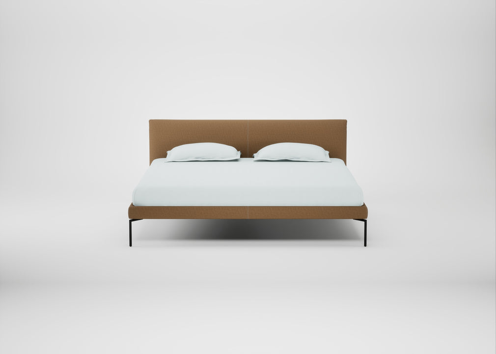 Matera Bed Super King / Siena Cotton Clay / Black
