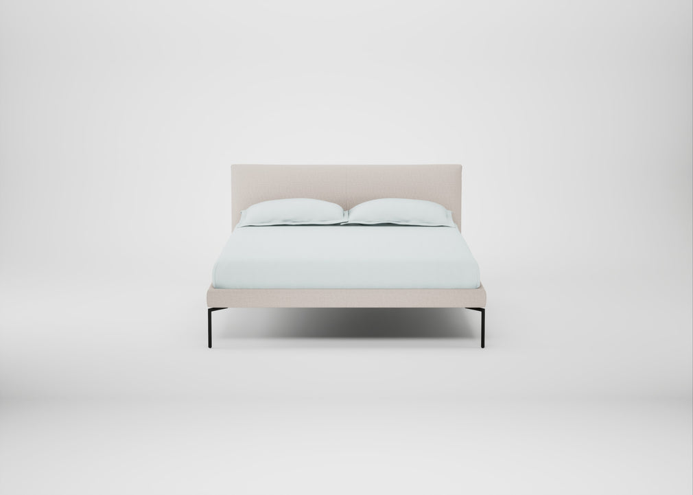 Matera Bed Double / Siena Cotton Natural / Black