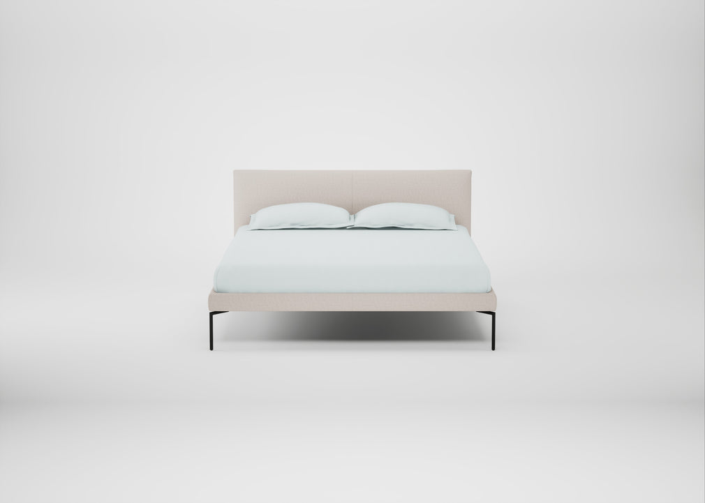 Matera Bed King / Siena Cotton Natural / Black