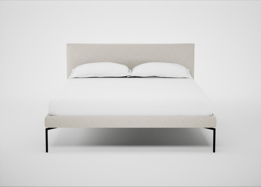 Matera Bed Double / Loop Boucle Polar / Black