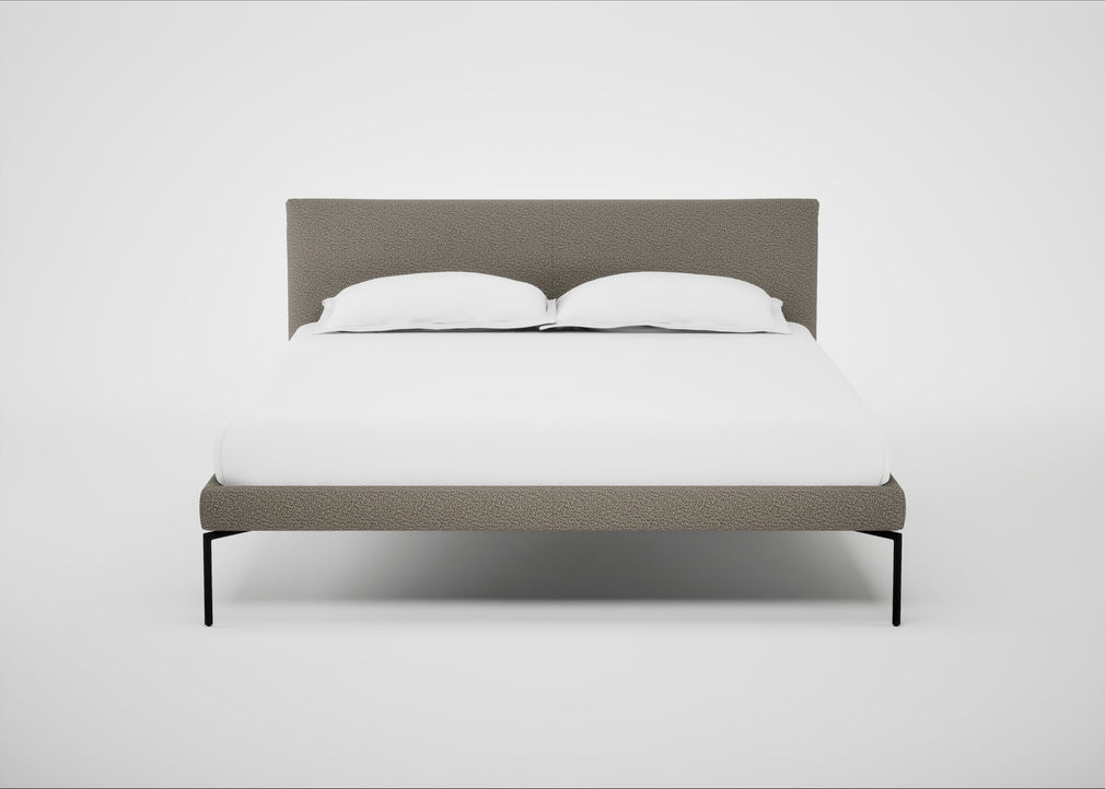 Matera Bed King / Loop Boucle Taupe / Black
