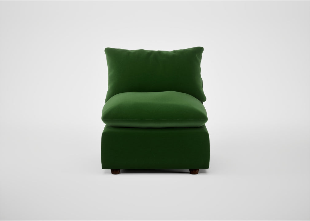 Astrid Single Unit Smart Velvet Forest / Walnut Stained Beech