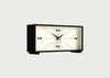 Thunderbird Mantel Clock Black & Cream