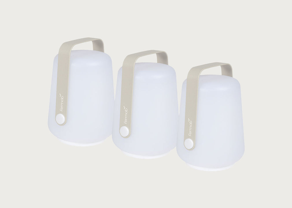Balad LED Set of 3 Small Outdoor Table Lamps