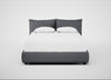 Pillow Storage Bed Double / No Storage / Siena Cotton Shale Grey