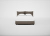 Pillow Storage Bed Double / No Storage / Tundra Texture Latte