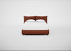 Pillow Storage Bed Double / No Storage / Tundra Texture Rust