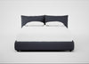 Pillow Storage Bed King / No Storage / Luxury Leather Anthracite