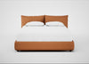 Pillow Storage Bed King / No Storage / Luxury Leather Canella