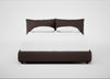 Pillow Storage Bed King / No Storage / Luxury Leather Coco