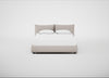 Pillow Storage Bed King / No Storage / Tundra Texture Stone