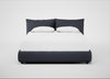 Pillow Storage Bed Super King / No Storage / Luxury Leather Anthracite