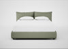 Pillow Storage Bed Super King / No Storage / Siena Cotton Pistachio