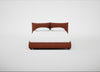 Pillow Storage Bed Super King / No Storage / Tundra Texture Rust