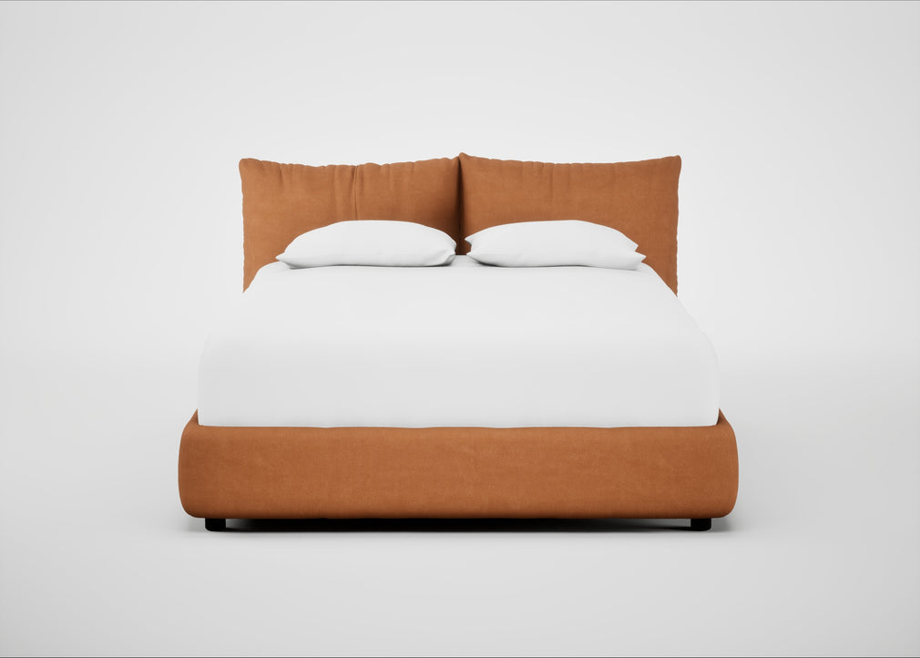Pillow Storage Bed Double / Underbed Storage / Luxury Leather Canella