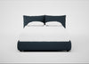 Pillow Storage Bed Double / Underbed Storage / Siena Cotton Deep Sea