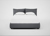 Pillow Storage Bed Double / Underbed Storage / Siena Cotton Shale Grey