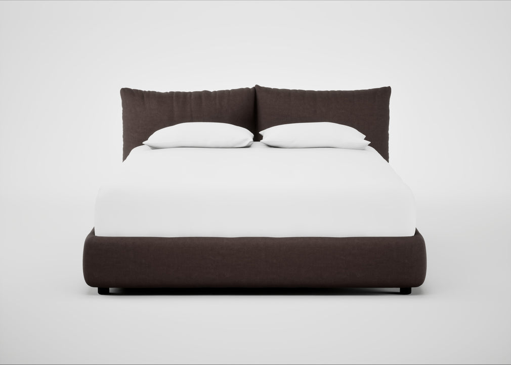 Pillow Storage Bed King / Underbed Storage / Luxury Leather Coco