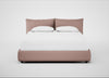 Pillow Storage Bed King / Underbed Storage / Siena Cotton Dusky Pink