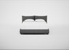 Pillow Storage Bed King / Underbed Storage / Tundra Texture Pewter