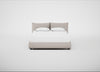Pillow Storage Bed King / Underbed Storage / Tundra Texture Stone