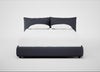 Pillow Storage Bed Super King / Underbed Storage / Luxury Leather Anthracite
