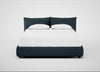 Pillow Storage Bed Super King / Underbed Storage / Siena Cotton Deep Sea