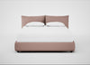 Pillow Storage Bed Super King / Underbed Storage / Siena Cotton Dusky Pink