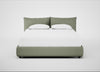 Pillow Storage Bed Super King / Underbed Storage / Siena Cotton Pistachio