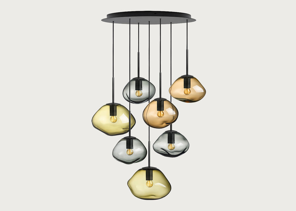 Crystal Stone Olivin Chandelier Light