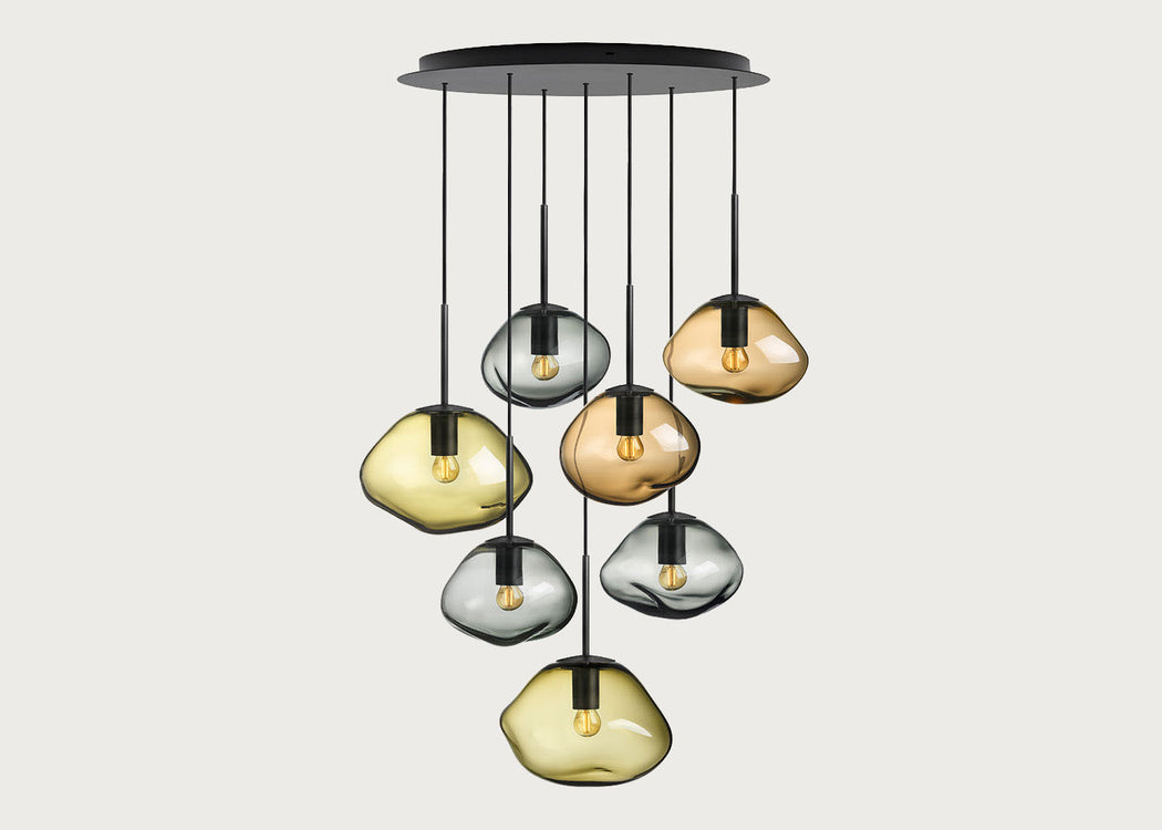 Crystal Stone Olivin Chandelier Light