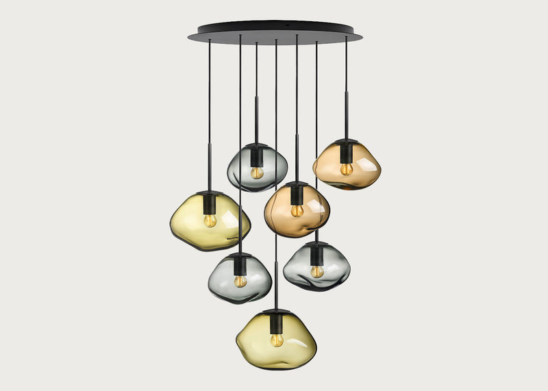 Crystal Stone Olivin Chandelier Light